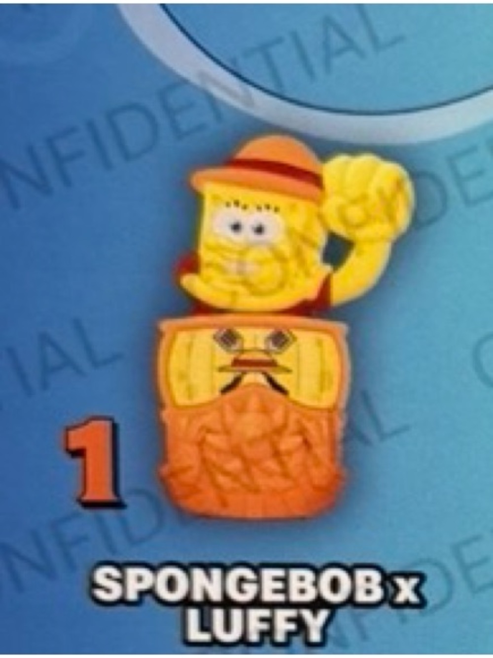 McDonald’s SpongeBob x Luffy Happy Meal Toy #1